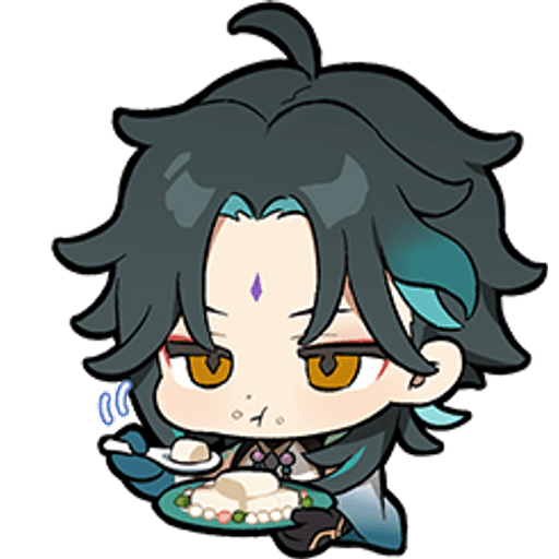 Набор стикеров Genshin stickers pt2 для WhatsApp 28