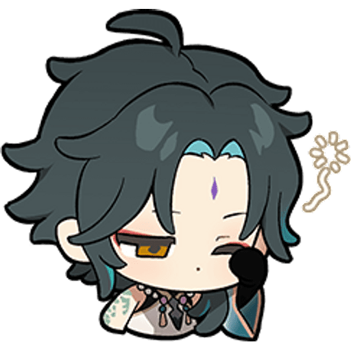 Набор стикеров Genshin stickers pt2 для WhatsApp 29