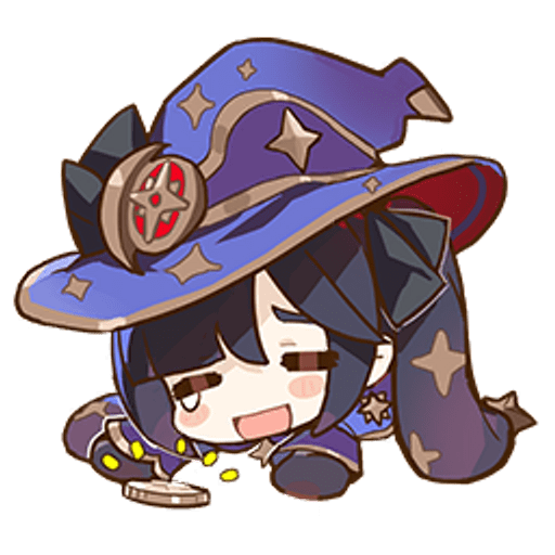 Набор стикеров Genshin stickers pt2 для WhatsApp 3