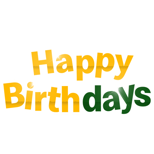 Набор стикеров Happy Birthdays для WhatsApp 1