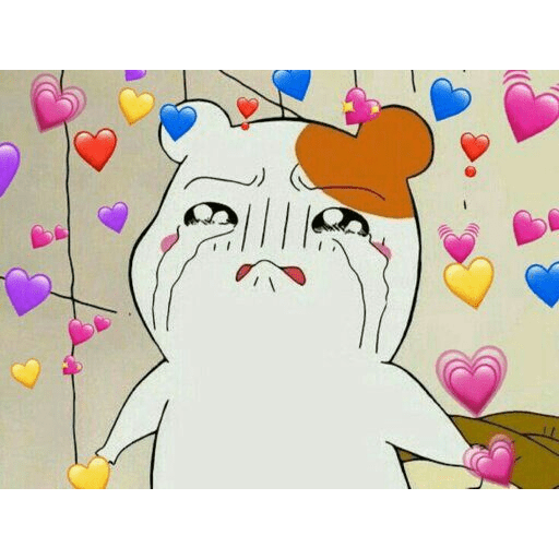 Набор стикеров Heart Reaction Pics для WhatsApp 11