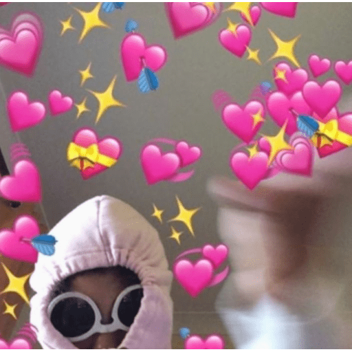 Набор стикеров Heart Reaction Pics для WhatsApp 12