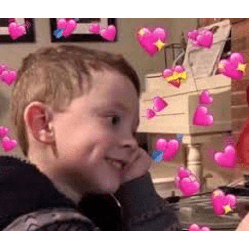 Набор стикеров Heart Reaction Pics для WhatsApp 19