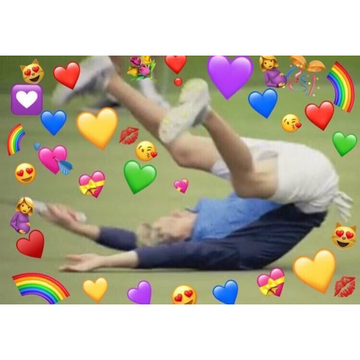 Набор стикеров Heart Reaction Pics для WhatsApp 20