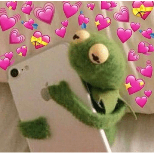 Набор стикеров Heart Reaction Pics для WhatsApp 22