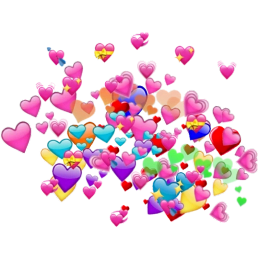 Набор стикеров hearts для WhatsApp 3