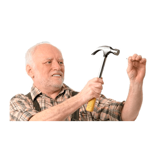 Набор стикеров Hide The Pain Harold для WhatsApp 10