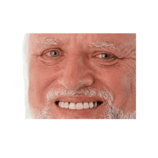 Набор стикеров Hide The Pain Harold для WhatsApp 11