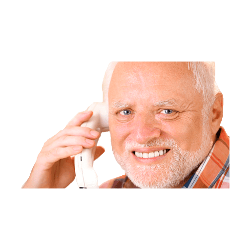 Набор стикеров Hide The Pain Harold для WhatsApp 4