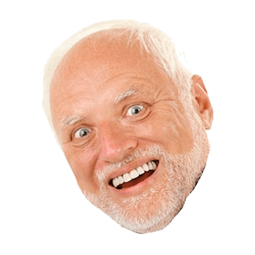 Набор стикеров Hide The Pain Harold для WhatsApp 6