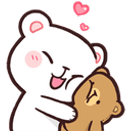Набор стикеров Hug для WhatsApp 7