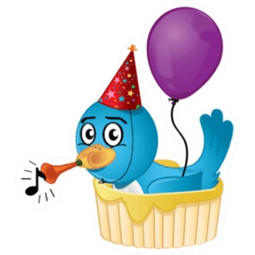 Набор стикеров Huggybird для WhatsApp 1