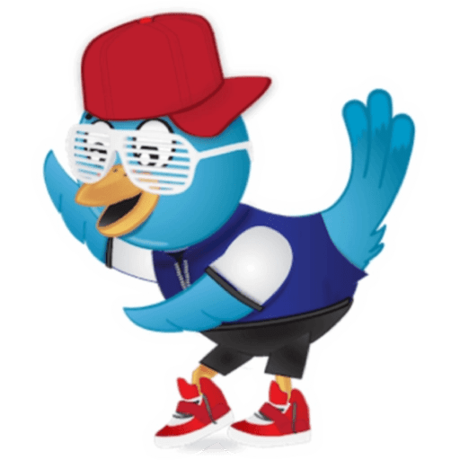 Набор стикеров Huggybird для WhatsApp 13