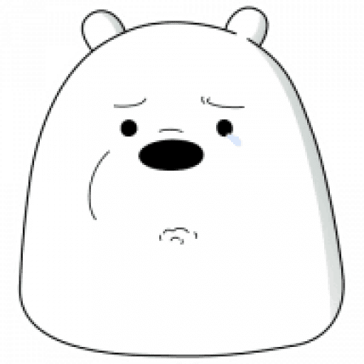 Набор стикеров ice bear для WhatsApp 10