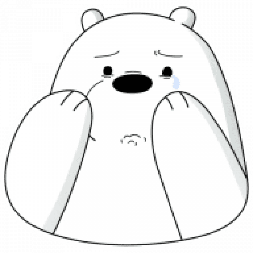 Набор стикеров ice bear для WhatsApp 11