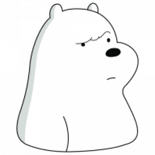 Набор стикеров ice bear для WhatsApp 12