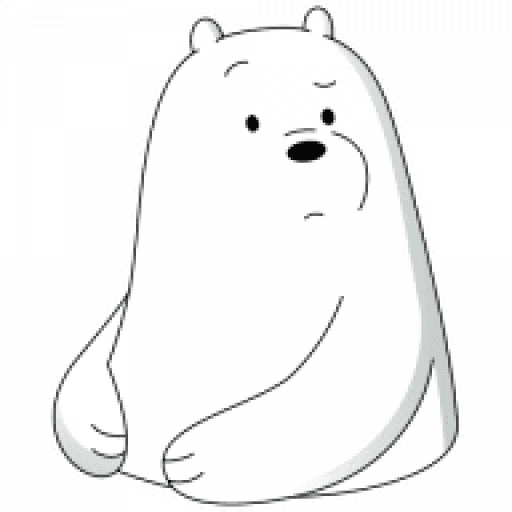 Набор стикеров ice bear для WhatsApp 14