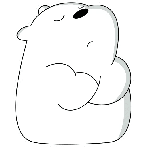 Набор стикеров ice bear для WhatsApp 20