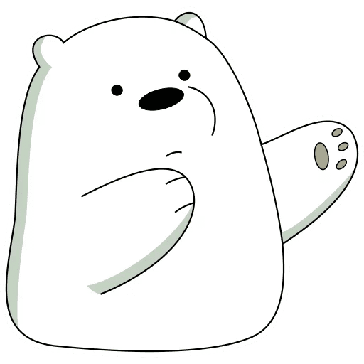 Набор стикеров ice bear для WhatsApp 21
