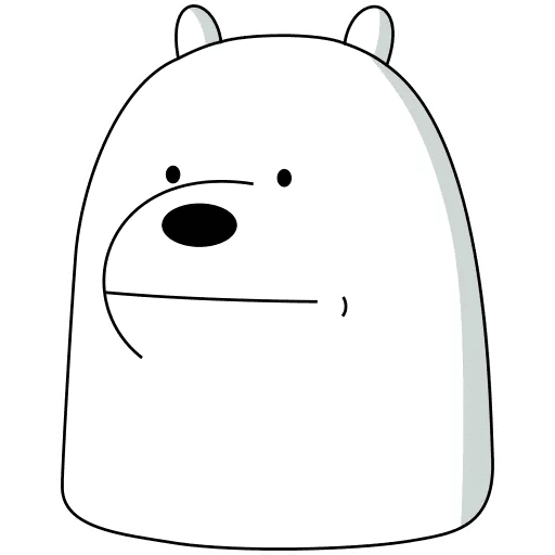 Набор стикеров ice bear для WhatsApp 23