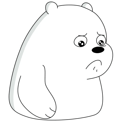Набор стикеров ice bear для WhatsApp 24