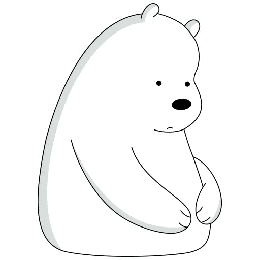 Набор стикеров ice bear для WhatsApp 26