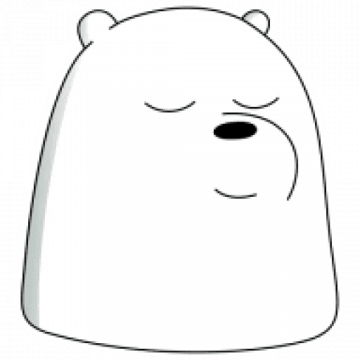 Набор стикеров ice bear для WhatsApp 3