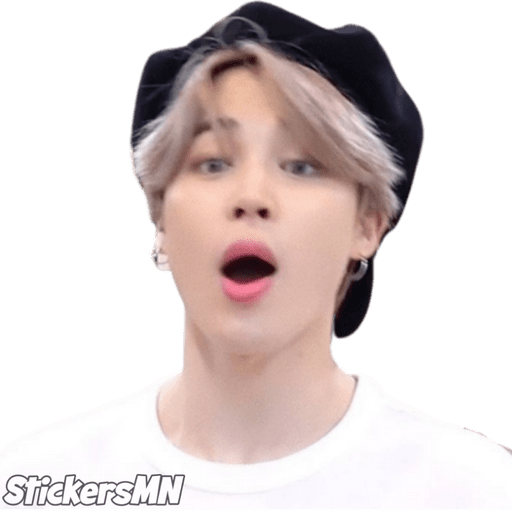Набор стикеров Jimin - BTS 🧑🏻‍🎤 для WhatsApp 1