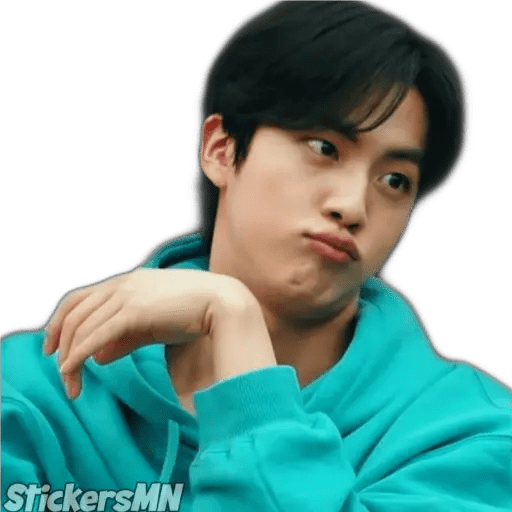 Набор стикеров Jin - BTS 🧑🏻‍🎤 для WhatsApp 1