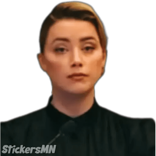 Набор стикеров Johnny Depp Vs Amber Heard для WhatsApp 16