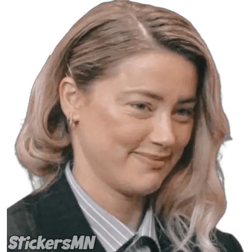 Набор стикеров Johnny Depp Vs Amber Heard для WhatsApp 2