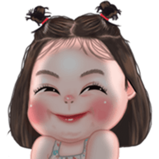 Набор стикеров Kai Cha-om So Cute (ENG) для WhatsApp 15