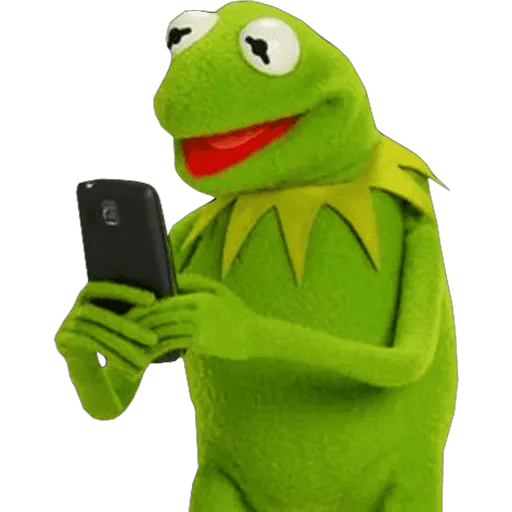 Набор стикеров Kermit для WhatsApp 10