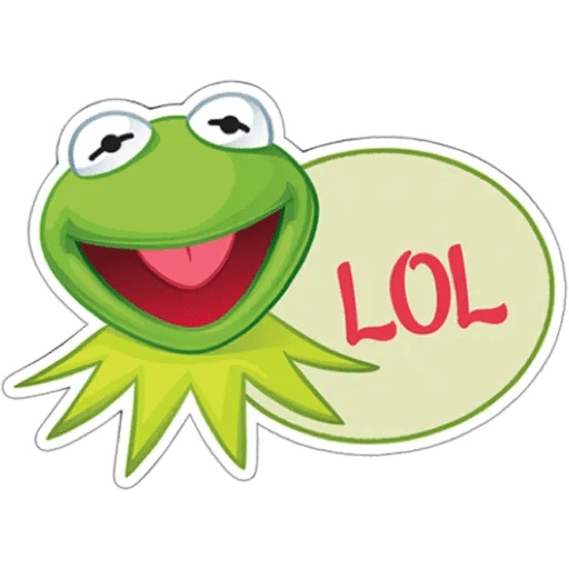 Набор стикеров Kermit для WhatsApp 14