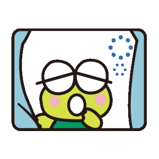 Набор стикеров KEROPPI動態 для WhatsApp 1