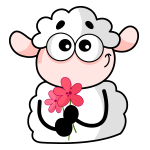 Набор стикеров Лана встречает весну для Viber - фото 1