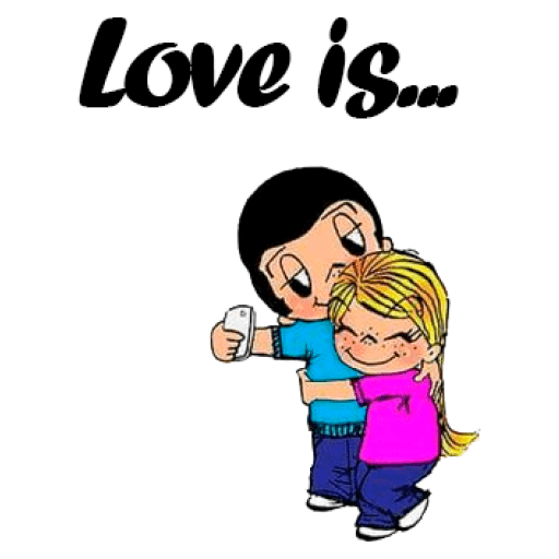 Набор стикеров Love Is... Amor es для WhatsApp 1