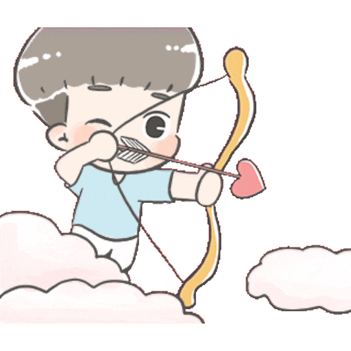 Набор стикеров Love story:Chuchu для WhatsApp 4