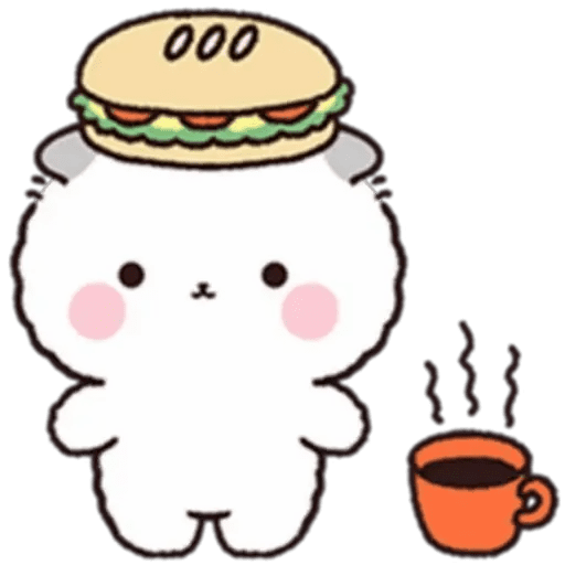 Набор стикеров Lovely Fluffy Cat 2 для WhatsApp 1