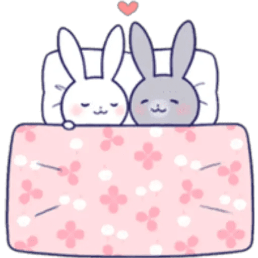 Набор стикеров Lovey Dovey Rabbit для WhatsApp 23