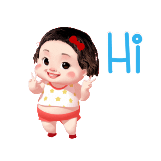 Набор стикеров Lumyai girl動態 для WhatsApp 1