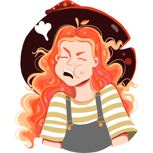 Набор стикеров Manzana y Murci для WhatsApp 6