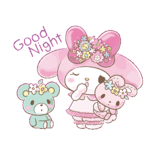 Набор стикеров Melody動態 для WhatsApp 14