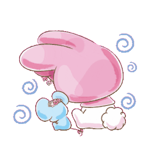 Набор стикеров Melody動態 для WhatsApp 17