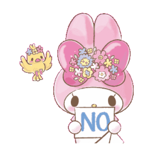 Набор стикеров Melody動態 для WhatsApp 18