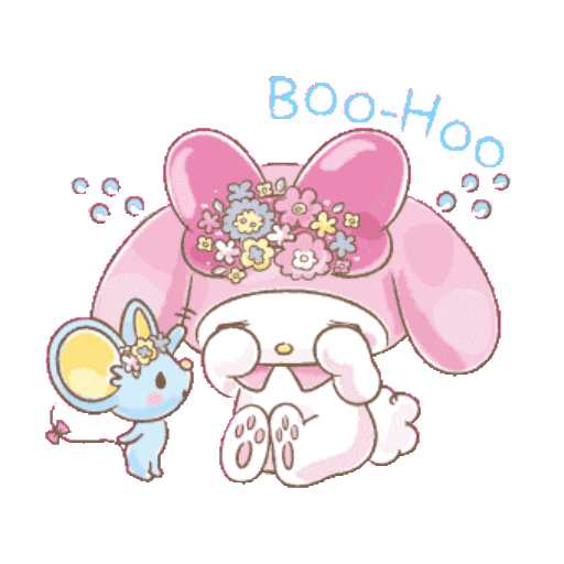 Набор стикеров Melody動態 для WhatsApp 21