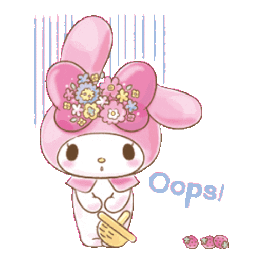 Набор стикеров Melody動態 для WhatsApp 9