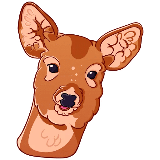Набор стикеров Meme deers для WhatsApp 1
