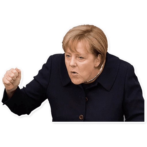 Набор стикеров Merkel memes для WhatsApp 1