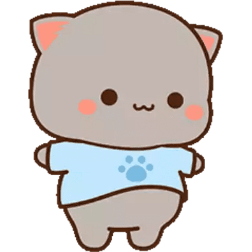 Набор стикеров Mochi Peach Cat #10 mov для WhatsApp 1